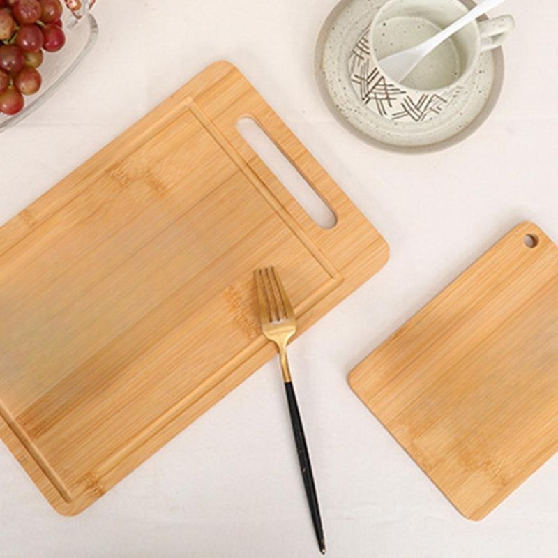 Conjunto de tábuas de corte de bambu