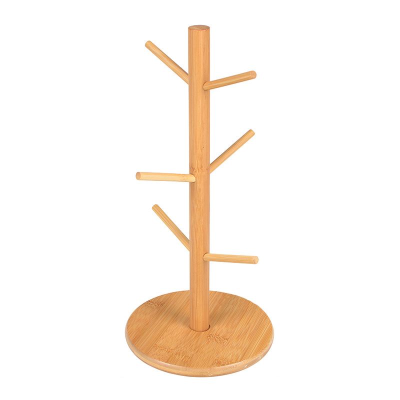 Suporte para Copos de Bambu