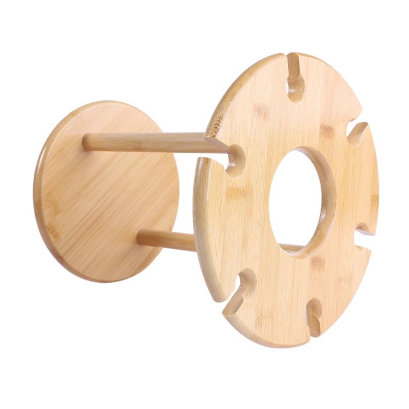 Suporte para Copo de Vidro de Bambus