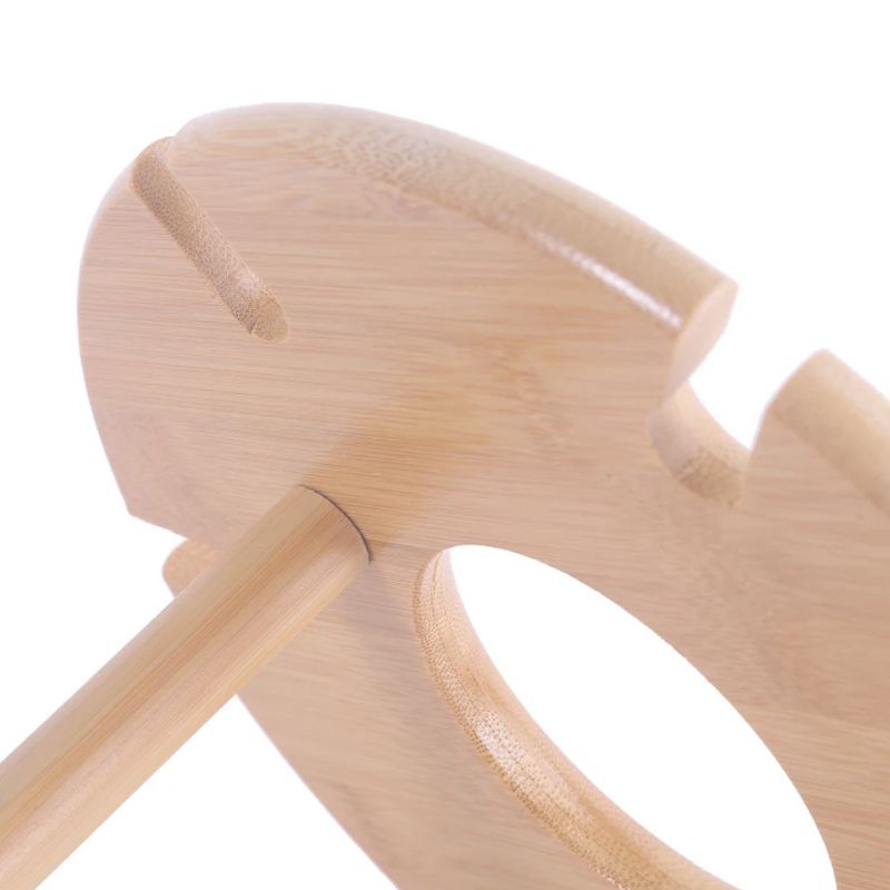 Suporte para Copo de Vidro de Bambus