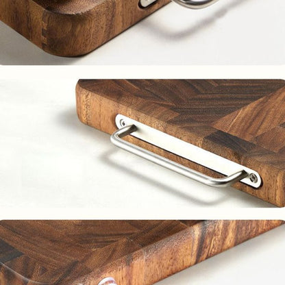 Tábua de Corte de Bambus com Cabo de Metal