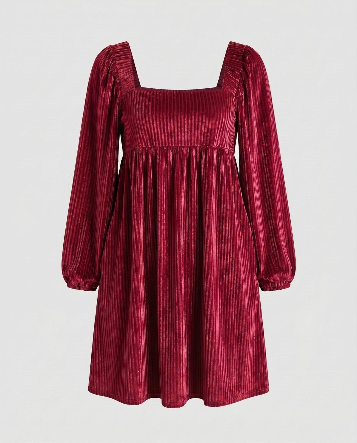 Women's dress with elegant ruffle detailing and voluminous skirt - Chichicherry