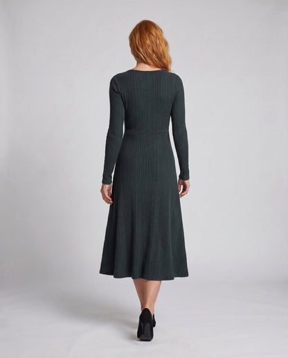 Women's maxi dress with asymmetric hem and elegant cut-out details - Chichicherry